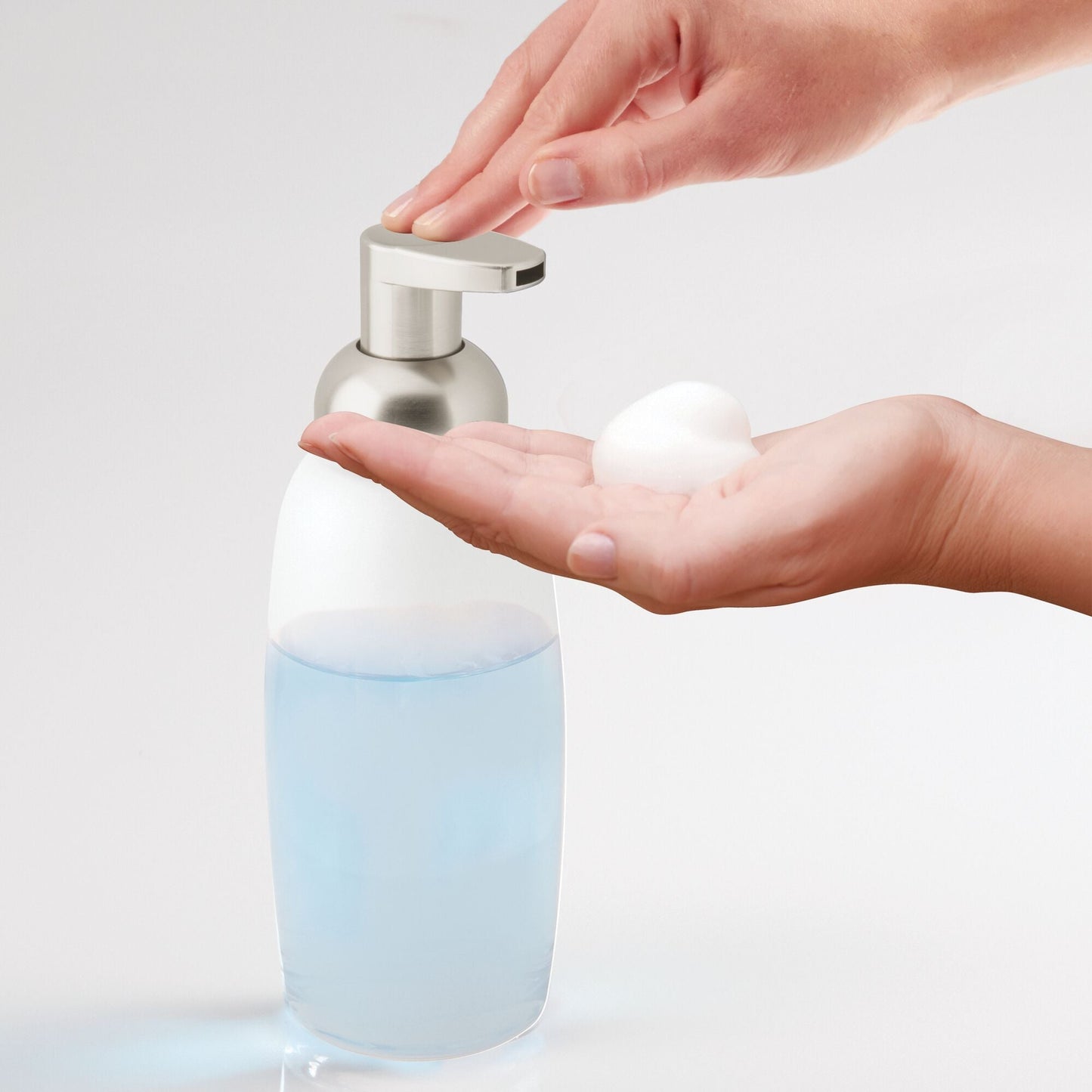 Glass Refillable Foaming Soap Pump Dispenser